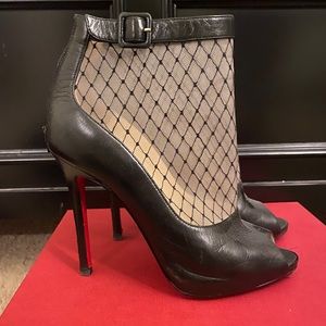 Christian Louboutin Mesh booties